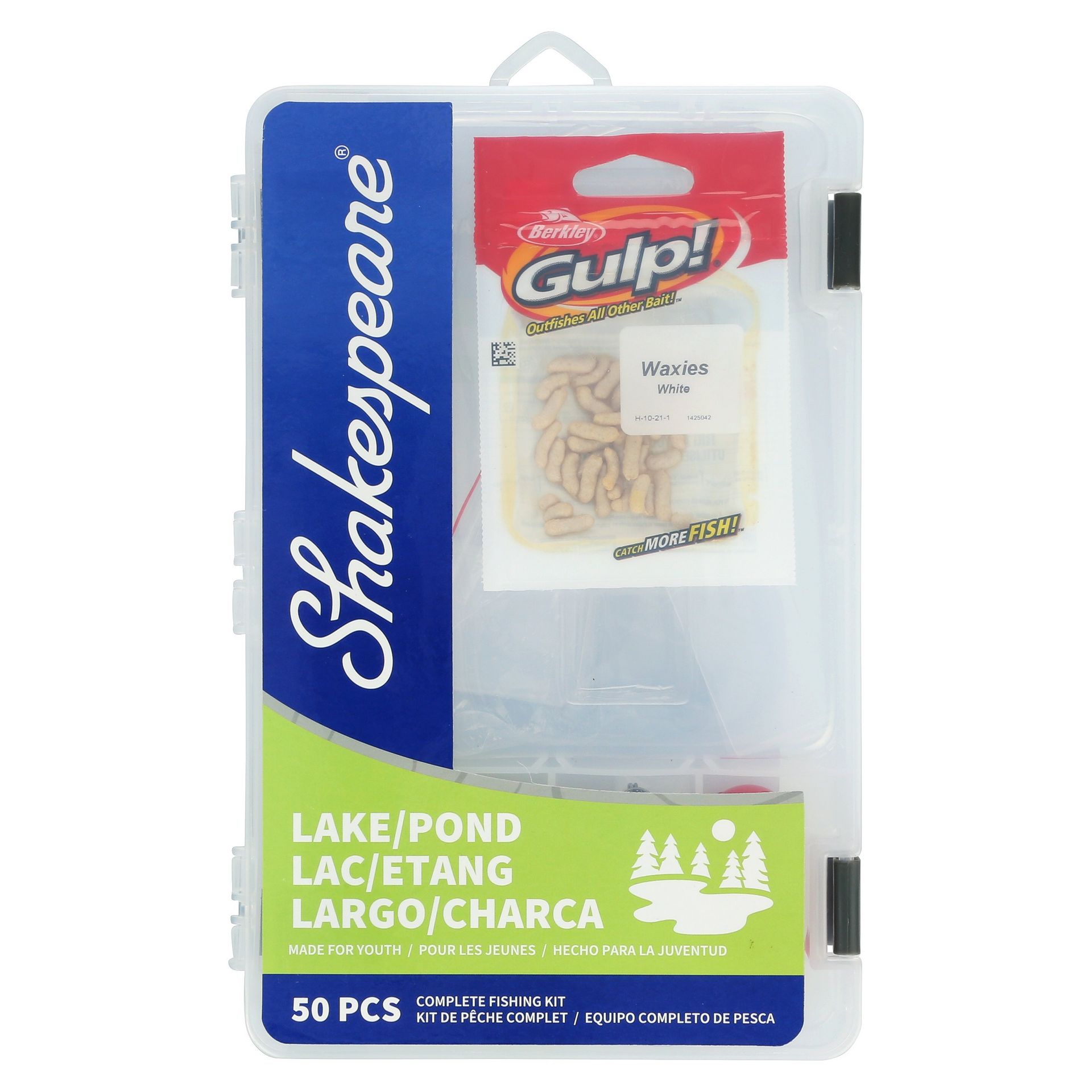 Shakespeare Catch More Fish® Lake Pond Spincast (Yellow)