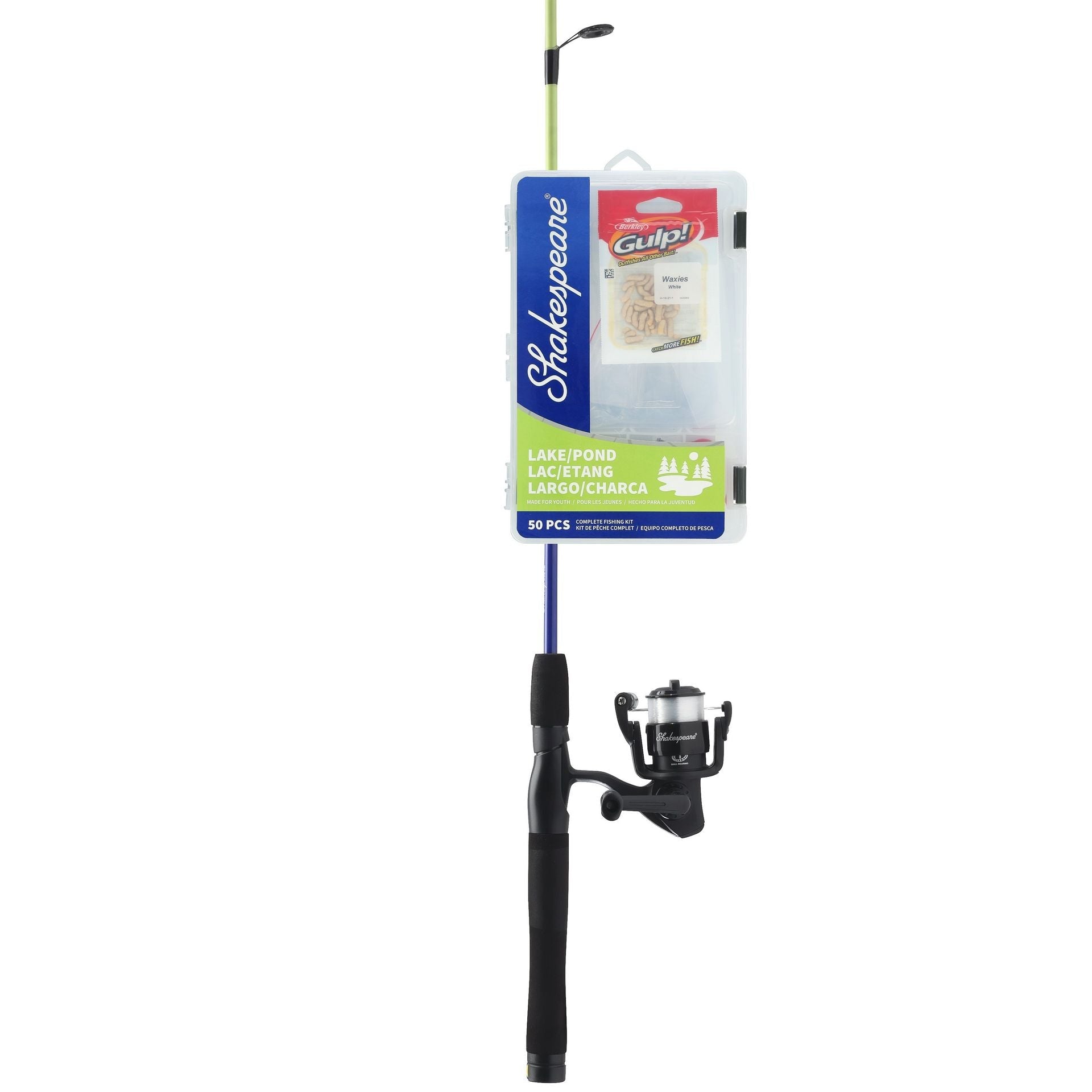 Shakespeare Catch More Fish® Lake Pond Spinning (Yellow)