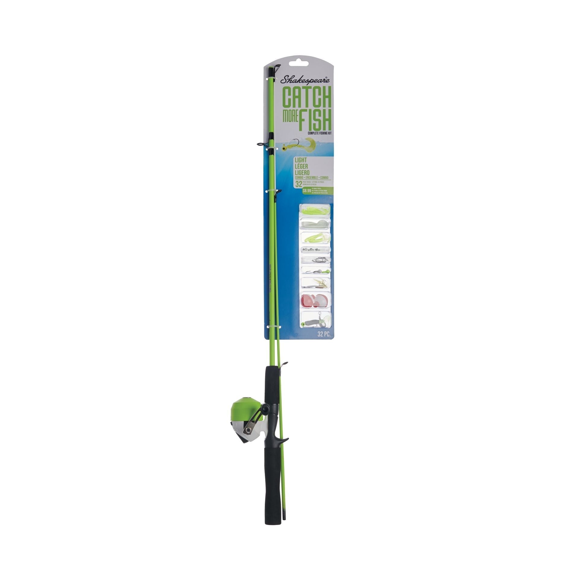 Shakespeare Catch More Fish® Light Spincast Kit
