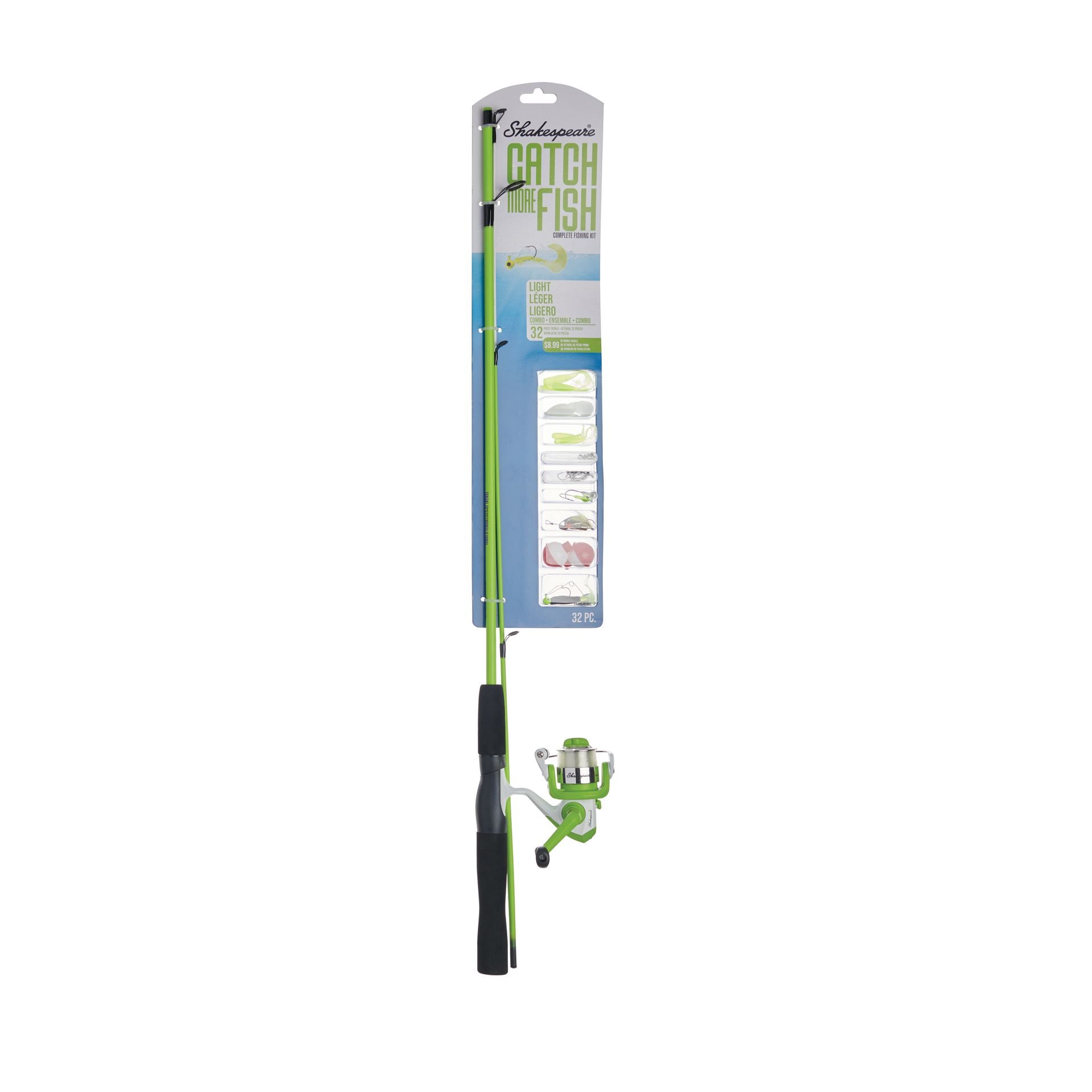 Shakespeare Catch More Fish® Light Spinning Kit