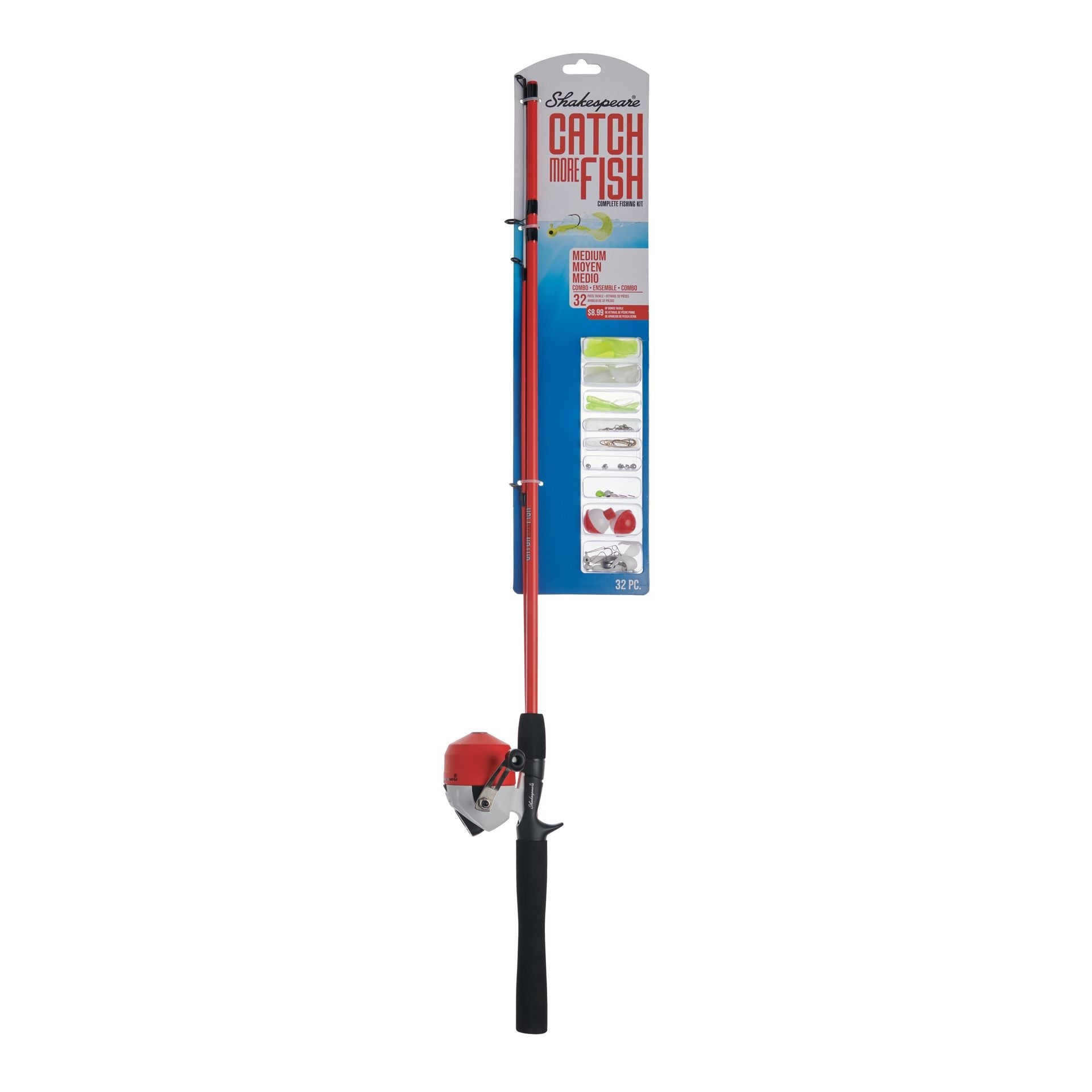 Shakespeare Catch More Fish™ Medium Spincast Kit