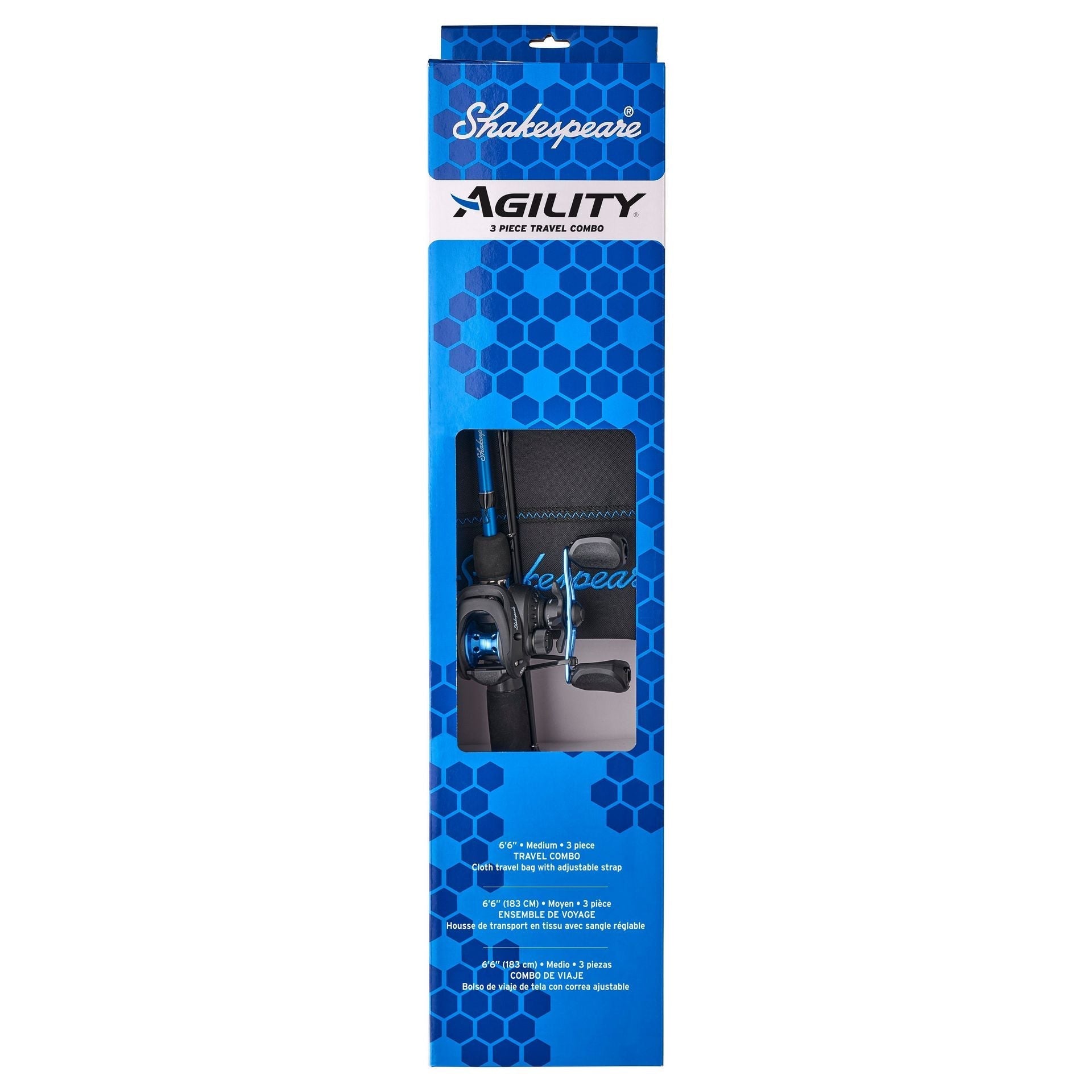 Shakespeare Agility® Travel Baitcast Combo