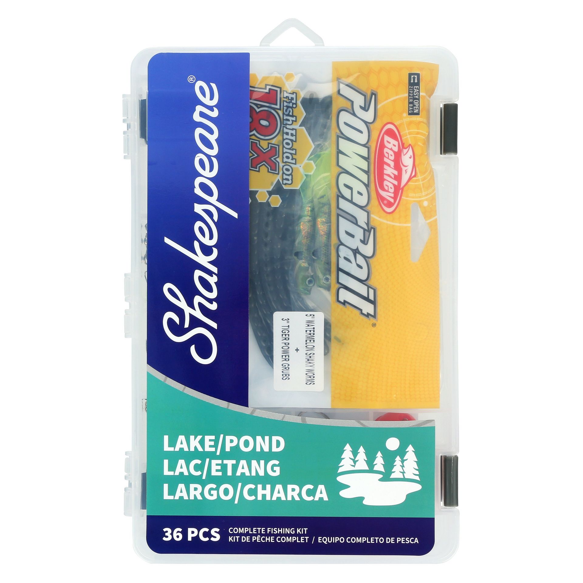 Shakespeare Catch More Fish® Lake Pond Spincast (Green)