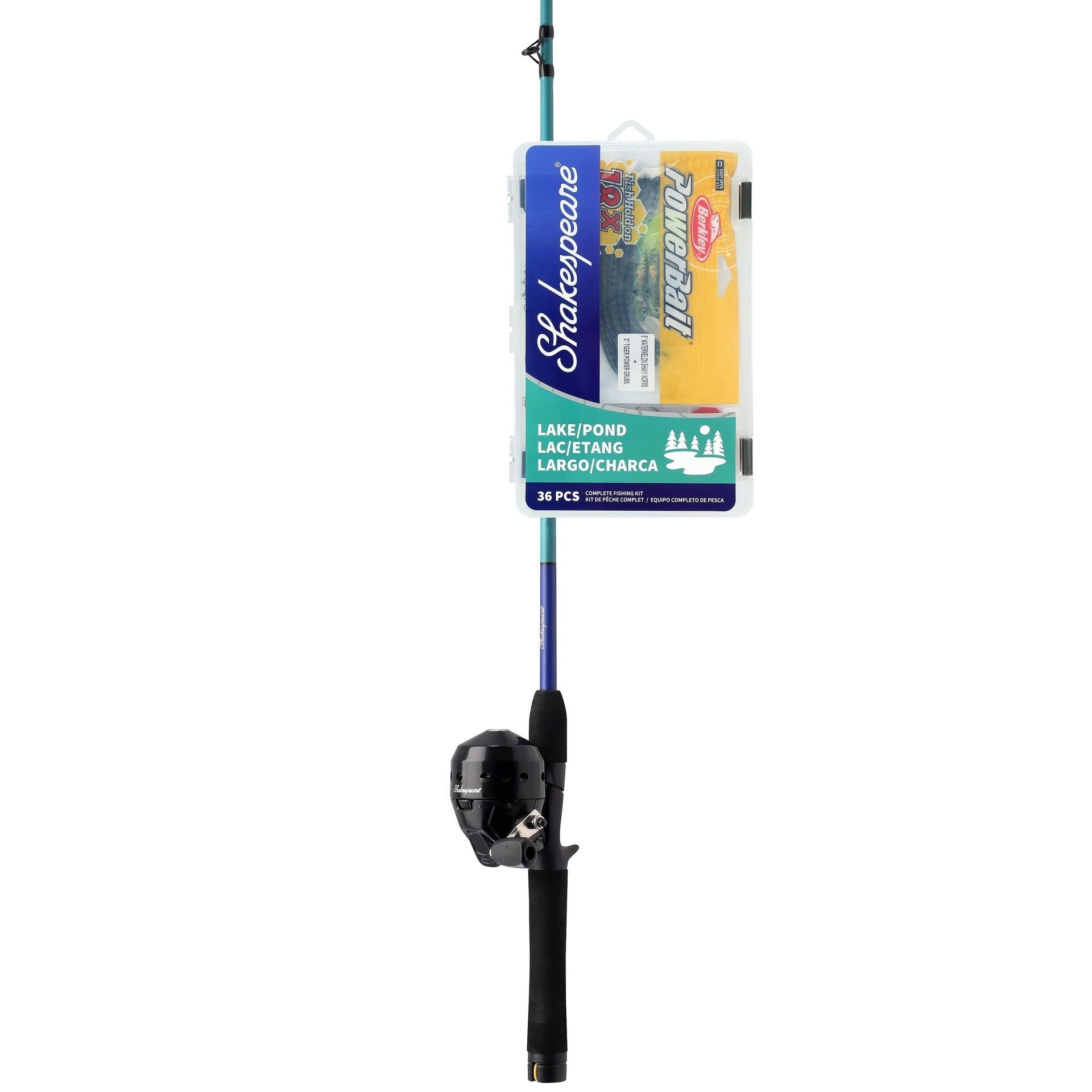 Shakespeare Catch More Fish® Lake Pond Spincast (Green)