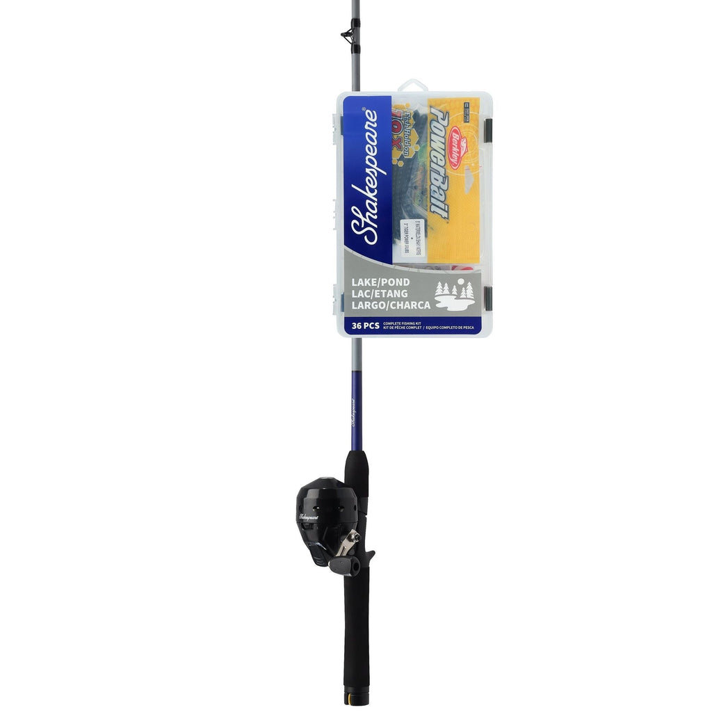 Shakespeare Catch More Fish® Lake Pond Spincast (Grey)