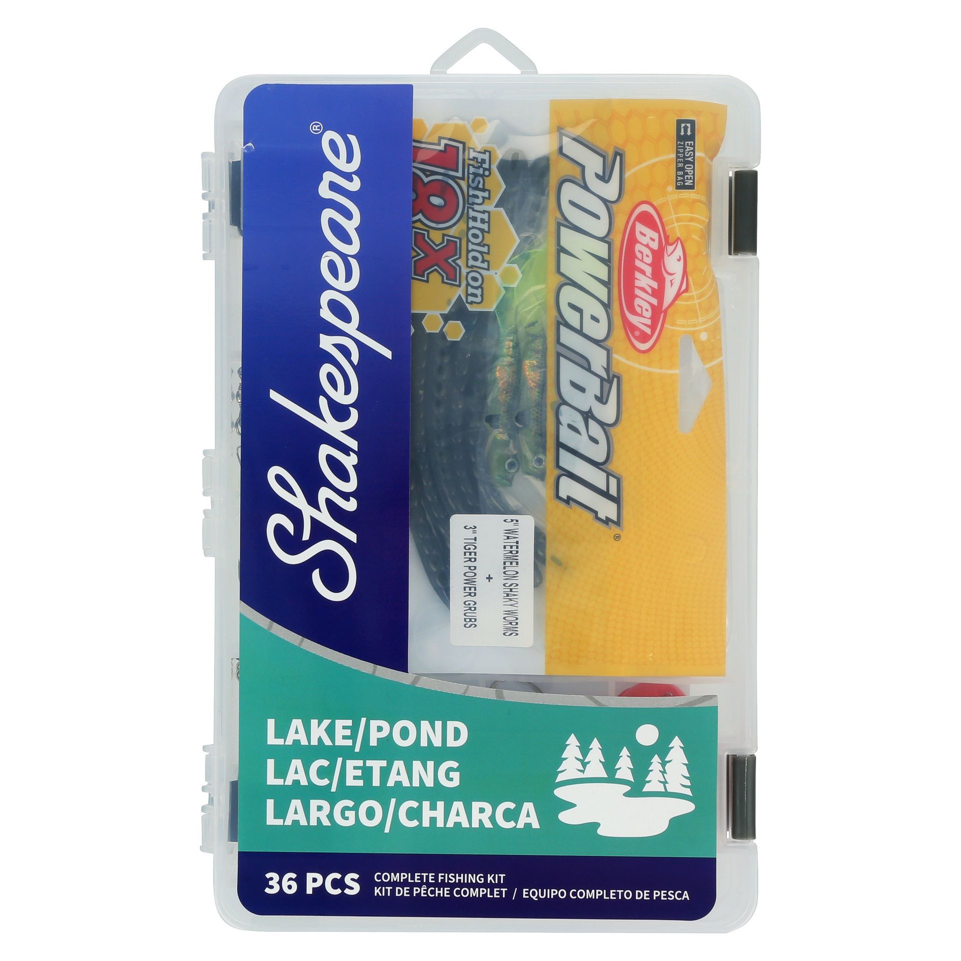 Shakespeare Catch More Fish™ Lake Pond Spinning (Yellow)