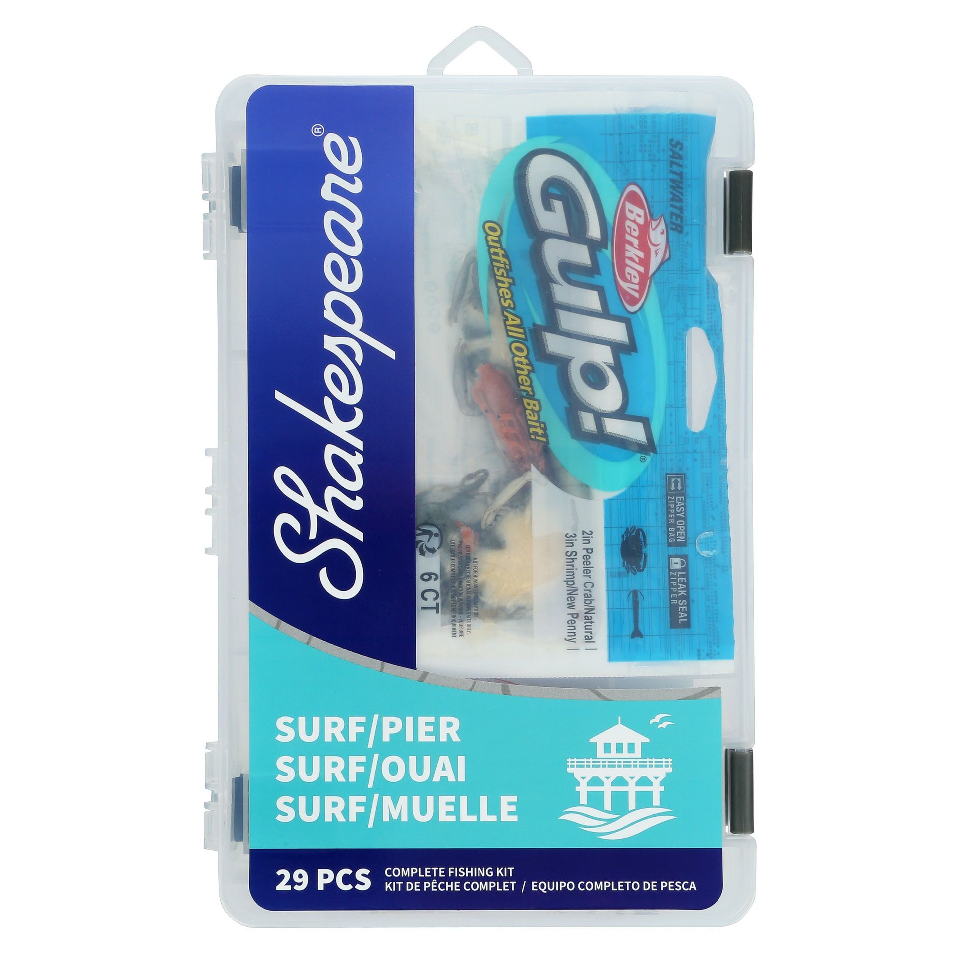 Shakespeare Catch More Fish® Surf Pier 8 Ft Spinning